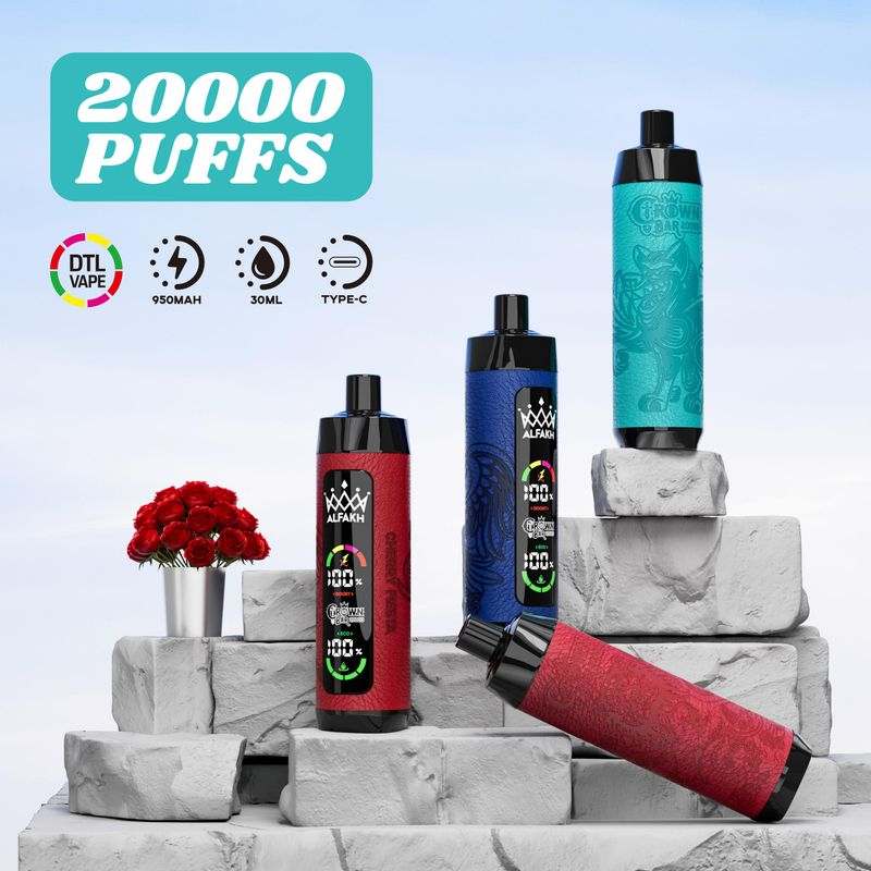 ALFAKH CROWN BAR 20000 Puffs Disposable Vape 1 ALFAKH CROWN BAR 20000 Puffs Disposable Vape