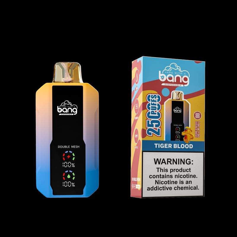 Bang 25000 Puffs 0% 2% 3% 5% Nicotine LCD Display Disposable Vape 7 Bang 25000 Puffs 0% 2% 3% 5% Nicotine LCD Display Disposable Vape - Image 7