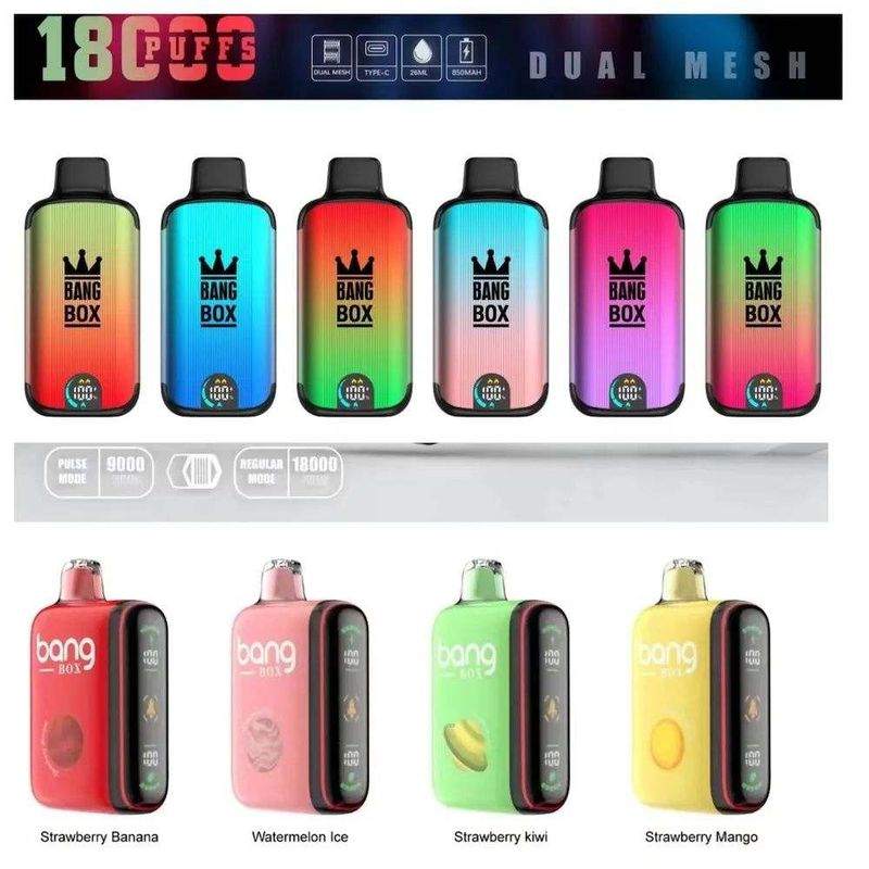 Bang Box 18000 Puffs Adjustable Airflow Screen Disposable Vape 9 Bang Box 18000 Puffs Adjustable Airflow Screen Disposable Vape