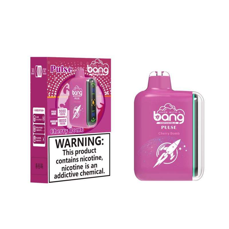 Bang Pulse 9000-18000 Puffs Adjustable Airflow Disposable Vape 5 Bang Pulse 9000-18000 Puffs Adjustable Airflow Disposable Vape - Зображення 5