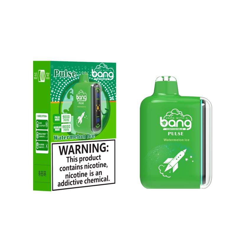Bang Pulse 9000-18000 Puffs Adjustable Airflow Disposable Vape 2 Bang Pulse 9000-18000 Puffs Adjustable Airflow Disposable Vape - Зображення 2
