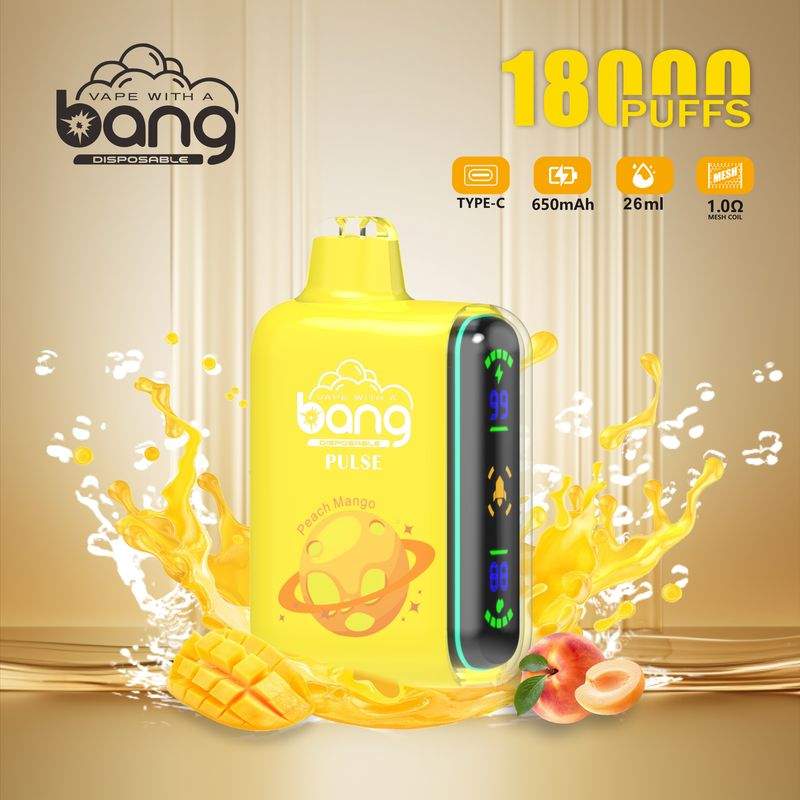 Bang Pulse 9000-18000 Puffs Adjustable Airflow Disposable Vape 9 Bang Pulse 9000-18000 Puffs Adjustable Airflow Disposable Vape