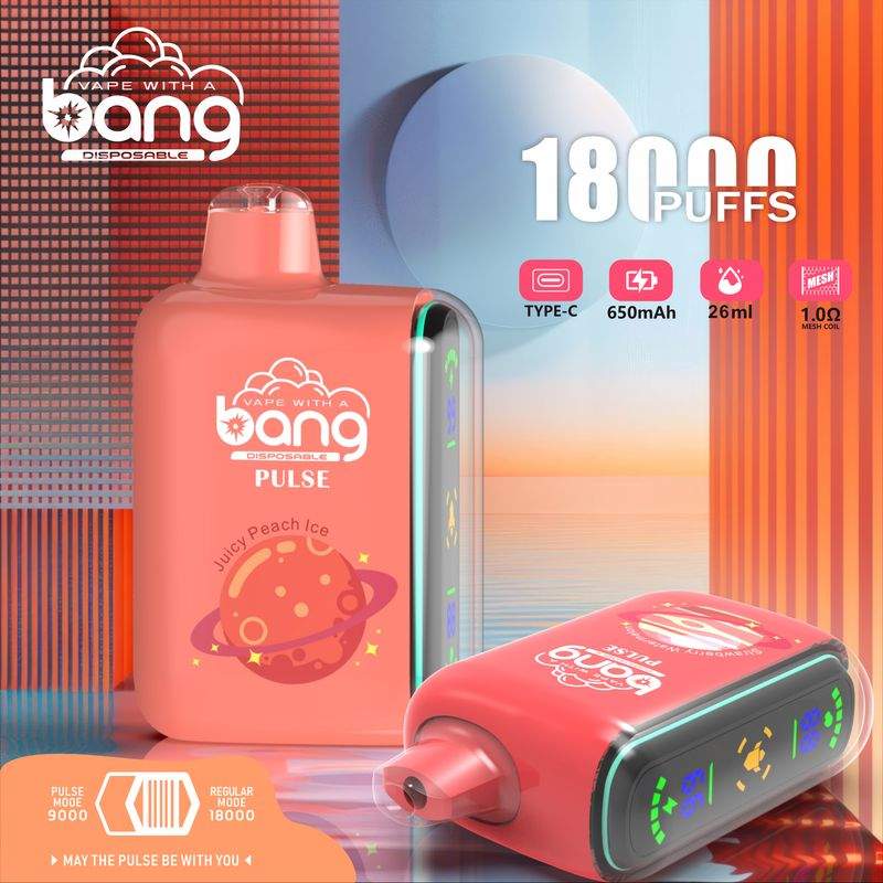Bang Pulse 9000-18000 Puffs Adjustable Airflow Disposable Vape 1 Bang Pulse 9000-18000 Puffs Adjustable Airflow Disposable Vape