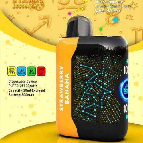 Bang Starry 25000 Puffs Star Screen Display Disposable Vape