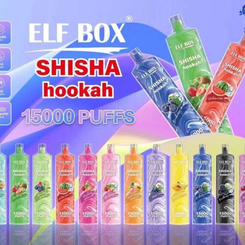 ELF BOX LS 15000 Puffs Shisha Hookah Rechargeable Disposable Vape