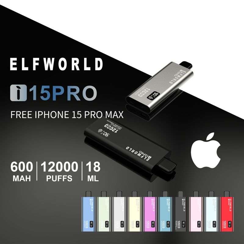 Elfwold i15 PRO 12000 Puffs Display Screen Adjustable airflow Disposable Vape 14 Elfwold i15 PRO 12000 Puffs Display Screen Adjustable airflow Disposable Vape
