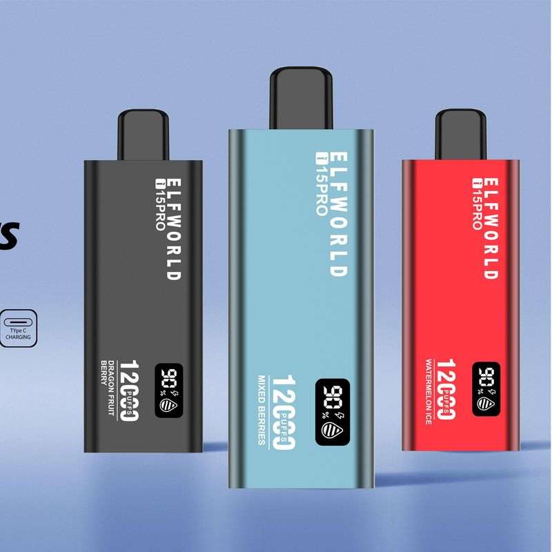 Elfwold i15 PRO 12000 Puffs Display Screen Adjustable airflow Disposable Vape 6 Elfwold i15 PRO 12000 Puffs Display Screen Adjustable airflow Disposable Vape - Image 6
