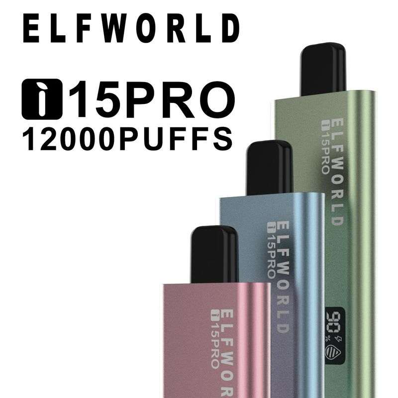Elfwold i15 PRO 12000 Puffs Display Screen Adjustable airflow Disposable Vape 13 Elfwold i15 PRO 12000 Puffs Display Screen Adjustable airflow Disposable Vape - Image 13