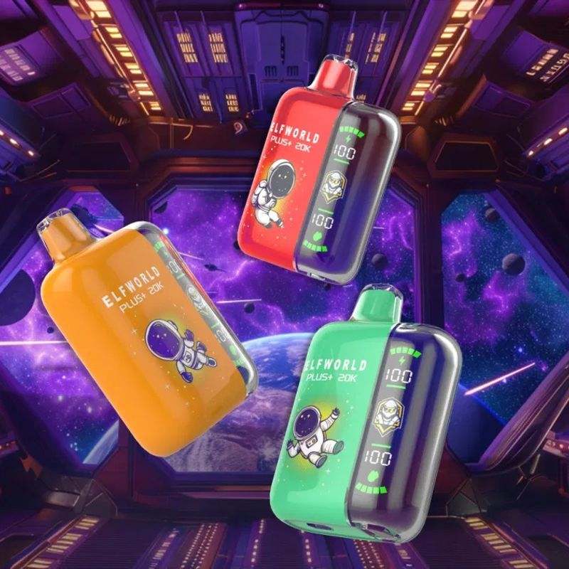 Elfworld PLUS 20000 Puffs Screen Display Disposable Vape