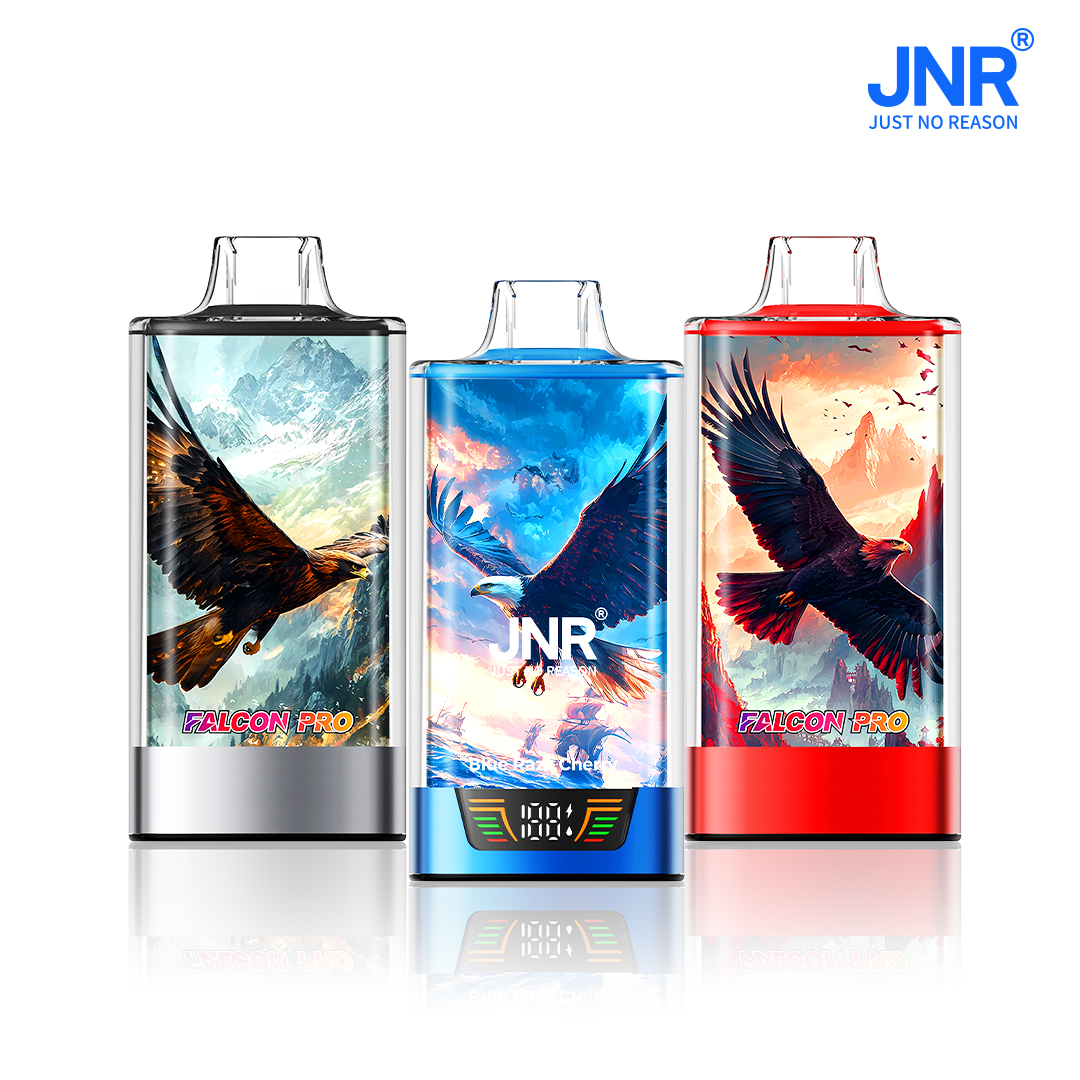 JNR Falcon Pro 28000 28K Puffs Epic #1 France Crystal LED Screen Advanced Mesh Coil Disposable Vape 2 JNR Falcon Pro 28000 Puffs LED Screen Advanced Mesh Coil Disposable Vape popular France