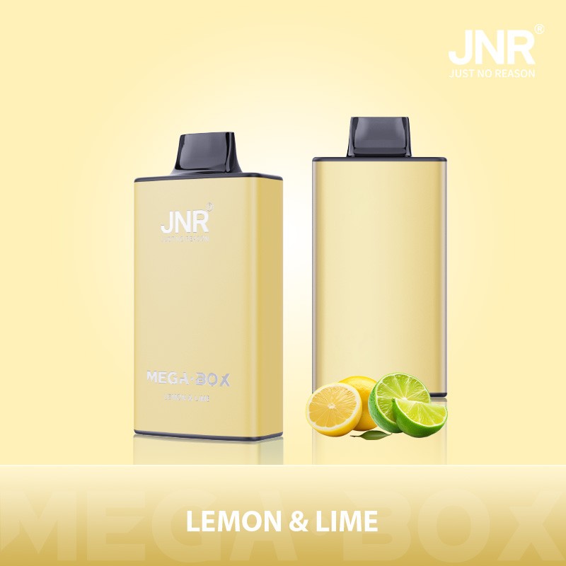JNR Mega Box 25000 Puffs Unique 3D Texture Surface #1 France Disposable Vape 9 JNR Mega Box FIZZY 25000 Puffs 3D Disposable Vape LEMON-&-LIME