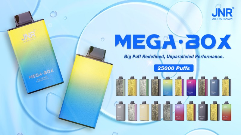 JNR Mega Box 25000 Puffs Unique 3D Texture Surface #1 France Disposable Vape 4 JNR Mega Box FIZZY 25000 Puffs 3D Disposable Vape popular style