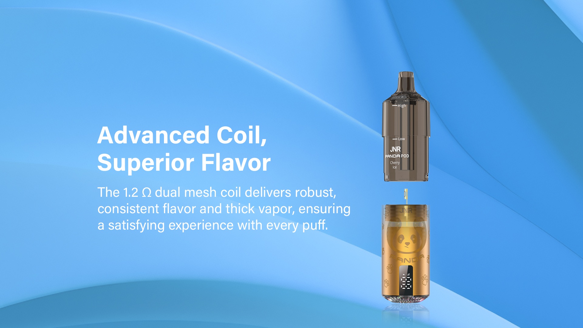 JNR Panda 25.5K 25500 Puffs Dynamic LED Screen RGB Light 2X10ml Refillable E-liquid Disposable Vape Kit 12 JNR Panda 25000 Puffs LED Screen Refillable Disposable Vape Kit amazing deals