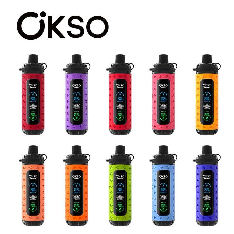 OKSO Shisha Max 40000 40K Puffs Adjustable Airflow Hookah Style LED Screen Childproof Lock Disposable Vape 13 OKSO Shisha Max 40000 40K Puffs Adjustable Airflow Hookah Style LED Screen Childproof Lock Disposable Vape - Image 13