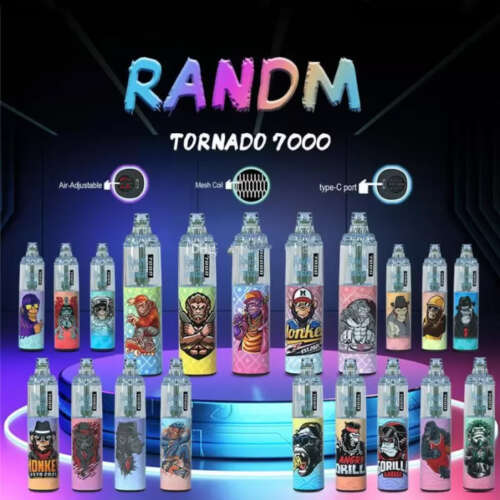 RANDM FUMOT Tornado 7000 Puffs Visual Liquid Adjustable Airflow Disposable Vape