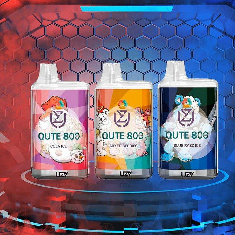 UZY QUTE 800 Puffs Rechargeable Disposable Vape 12 UZY QUTE 800 Puffs Rechargeable Disposable Vape