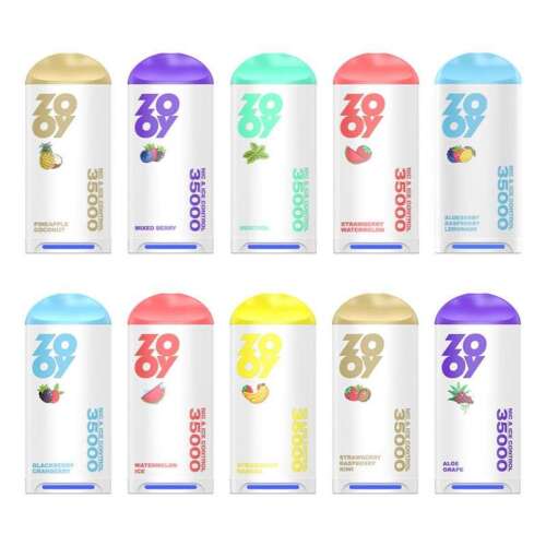 ZOOY FIRZEN 35000 Puffs Adjustable Nicotine/Ice Level RGB light Disposable Vape