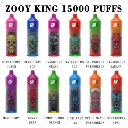 ZOOY King 15000 Puffs Tornado RGB light Disposable Vape