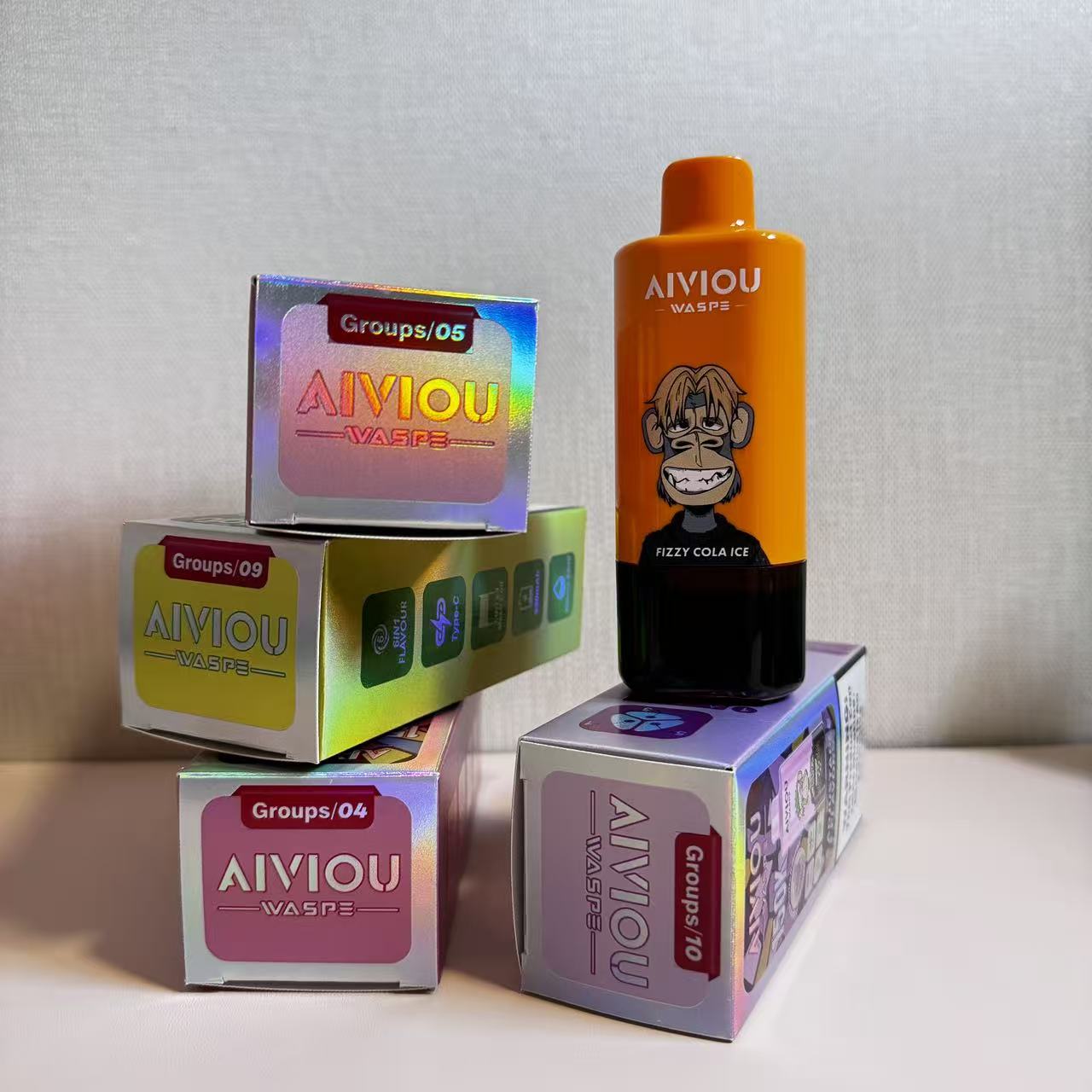 WASPE Aiviou 6-in-1 150K Puffs Incredible 6 Adjustable Flavors LED Display 2%5% Nicotine Disposable Vape 11 WASPE Aiviou 6-in-1 150K Puffs Incredible 6 Adjustable Flavors LED Display 2%5% Nicotine Disposable Vape - Image 11