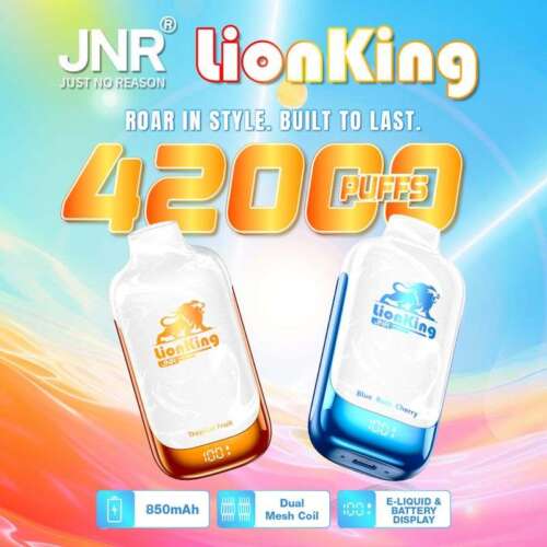 JNR Lion King 42000 Puffs Key Disposable Vape