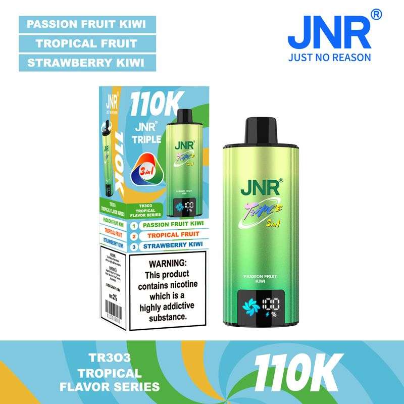 JNR Triple 3-in-1 110K 110000 Puffs Dual Mesh Coil Animated Smart Screen 1000mAh Battery With Type-C Fast Charging Disposable Vape 6 JNR Triple 3-in-1 110K 110000 Puffs Dual Mesh Coil Animated Smart Screen 1000mAh Battery With Type-C Fast Charging Disposable Vape - Image 6